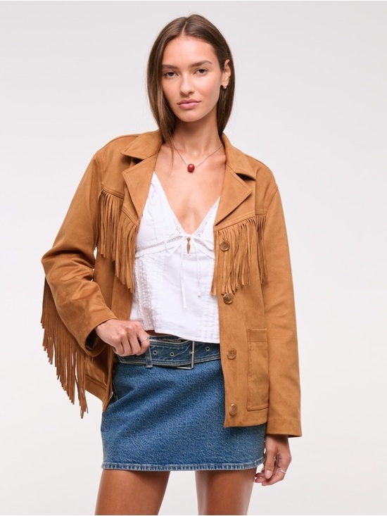 Abercrombie & Fitch Dresses & Skirts - Abercrombie & Fitch Mid Rise Belted Denim Mini Skort